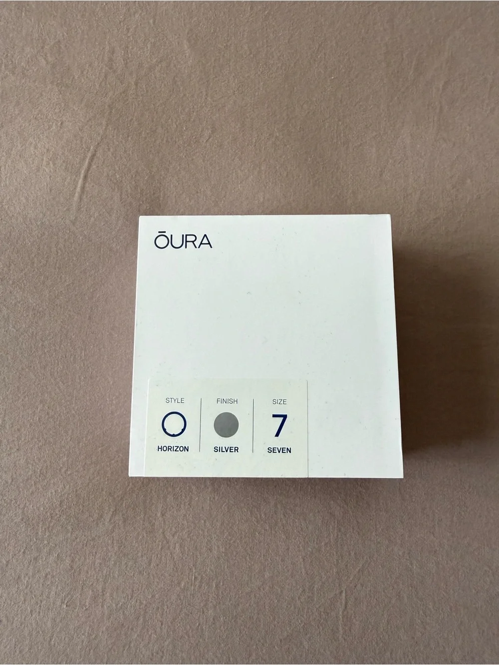 Oura Ring Gen 3 Horizon in Silver with Charger